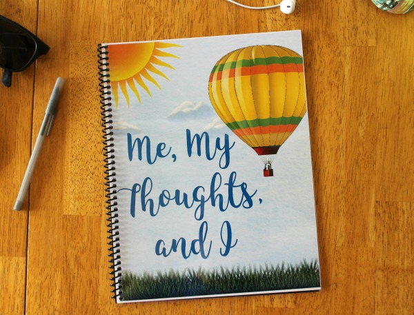 Me, My Thoughts, and I writing journal for kids