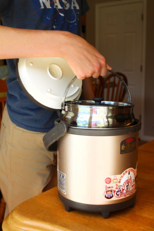 Ice Cream on the go with a Thermal Cooker