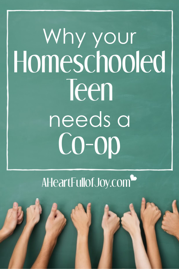 Homeschooled teens need a co-op