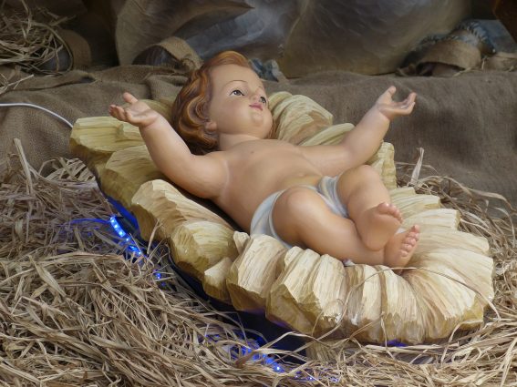Baby Jesus piece in Nativity set
